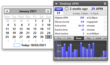 Desktop APM Calendar